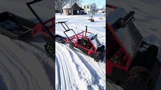 DIY snowdawg first snow test [upl. by Lindberg]