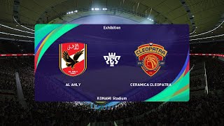 Al Ahly vs Ceramica Cleopatra 25122023 Semifinal Egypt Super Cup PES 2021 [upl. by Irot59]