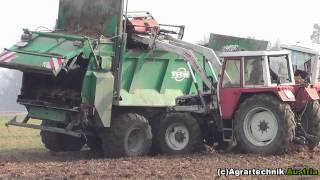 Steyr 8120 Turbo mit einem Tebbe HS180 beim Mist streuen 2014 [upl. by Ithaman]