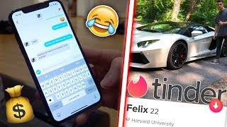 Als LAMBORGHINI FAHRER auf TINDER GIRLS KLÄREN  TINDER EXPERIMENT [upl. by Baun383]