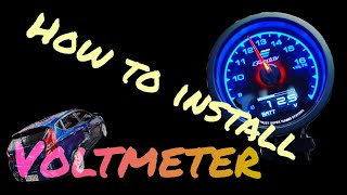 How to Install Voltmeter  Greddy Gauge  Lazada Racing [upl. by Kress]