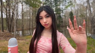 ASMR by the Pond  Visually Pleasing Hand Movements🤚 [upl. by Ilatfen]