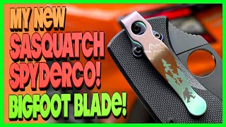 My NEW Sasquatch SpydercoBigfoot Blade [upl. by Arun222]