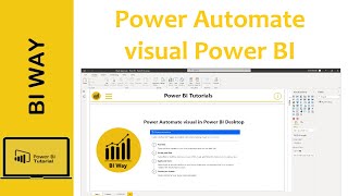 Power Automate visual in Power BI [upl. by Frear]