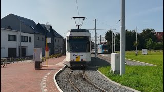 FULL RIDE  Kusttram  Tramway de la Côte Belge  Belgian Coast Tram De Panne  Knokke BN LRV 6000 [upl. by Melinda]