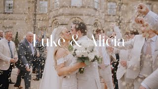 Luke and Alicia  Grantley Hall  Wedding Feature Film [upl. by Epp]