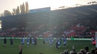 Ryan Allsop Celebrates Blues Win V Lincoln 2024 [upl. by Miah889]