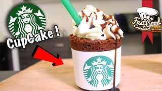 RECETTE DE CUPCAKE STARBUCKS  Feat Alexandre Calvez [upl. by Yrok]