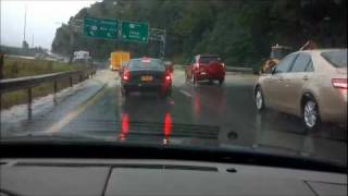 2011 Binghamton Flood Interstate 81 Southbound Flood Washout Wed Sept 7th [upl. by Concepcion]