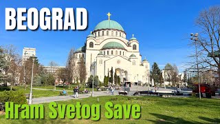 Hram Svetog Save 2023 BEOGRAD 寺 [upl. by Arakal]