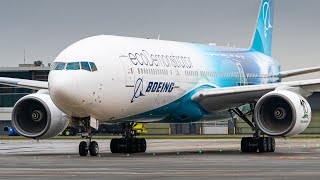 YVR Digital Taxi Clearances  Boeing ecoDemonstrator Arrival and Departure at Vancouver Airport [upl. by Lletnohs]