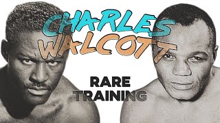 Ezzard Charles amp Joe Walcott RARE Training In Prime [upl. by Doro96]