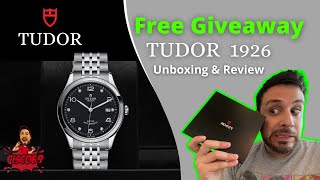 WHAT TIME IS IT TUDOR 1926 BLACK DIAMOND DIAL 39MM  TUDOR 1926 WATCH REVIEW  FREE GIVEAWAYS 2021 [upl. by Carothers336]