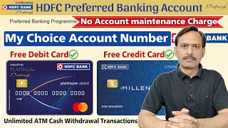 HDFC Preferred Account Benefits  HDFC Preferred Banking  HDFC Account Opening Online [upl. by Courtnay650]