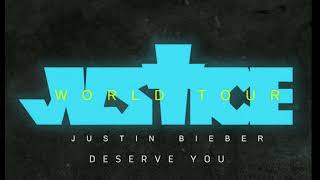 Deserve you  Justin Bieber Justice tour InstumentalBacking vocals [upl. by Olva644]