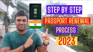 How to Renew Indian Passport Online in 2023  Passport Renewal Procedure  Passport Kaise Renew Kare [upl. by Gnud764]