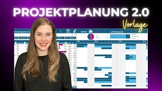 Projektplanung 20 GanttChart und Dashboard mit Excel [upl. by Nyvlem]