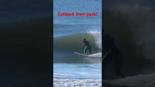 Cutback then pack cutback pack pnw pnwliving surfingwa [upl. by Yraeg]