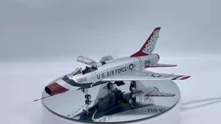 F100D Super Sabre quotThunderbirdsquot USAF 1967 172 HA2108 usaf f100 hobbymaster airplane [upl. by Enivid]