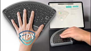 TiPY Keyboard One Hand Typing Trainer Left and Right [upl. by Martainn]