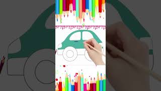 🚗Como desenhar pintar e colorir frutas  Desenhos animados  Desenho fácil  61 [upl. by Htidra]