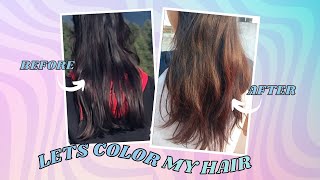 My Hair color Journey with Anveya Smart SemiPermanent Hair Color [upl. by Atirys207]