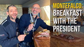 Umbria Wine Stories—Montefalco Breakfast With the President italy wine [upl. by Lucine]