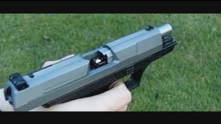 Airsoft Slow motion P99 Maruzen with Shooter Design metal slide [upl. by Noira]