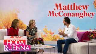 Matthew McConaughey talks new book Texas football being a dad [upl. by Ardyaf]