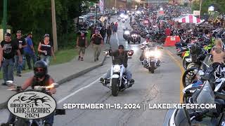 18th Annual Lake of the Ozarks Bikefest  Sept 11–15 2024 [upl. by Anaderol646]