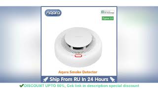 REVIEW Aqara Smoke Alarm Zigbee 30 Detector Sensor Highly Sensitive Smoke Concentration Detectio [upl. by Hetty]