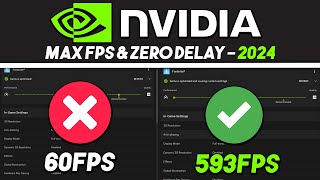 Best NVIDIA Control Panel Settings for GAMING in 2024 🔥🎮 [upl. by Candis]