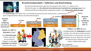 BIP Entstehungs Verwendungs und Verteilungsrechnung [upl. by Prochora]