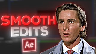 HOW TO Make Your Edits Smooth I After Effects Tutorial [upl. by Oinigih]