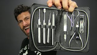 Manicure Kit Tutorial How To Do An AtHome Manicure  Nail Care For Men [upl. by Odlaumor]