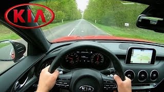 Kia Stinger GT 2018 POV Test Drive 370BHP V6 TWIN TURBO Onboard YouDrive [upl. by Denys354]