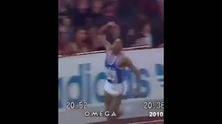 Bruno MarieRose 200m Wins the Final of the European Indoor Championships in 1987 Liévin [upl. by Nevanod]