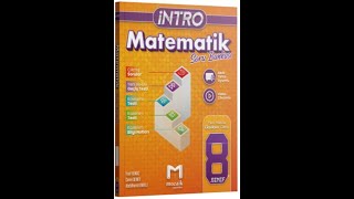 Mozaik Yayınları 8 Sınıf Matematik İntro Soru Bankası [upl. by Sielen]