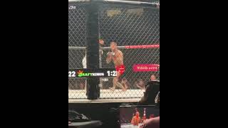 UFC 296  Garbrandt Knocks Out Kelleher  Fan Cam Footage [upl. by Hamlet]