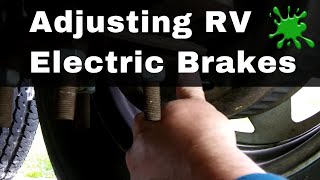 Checking and Adjusting the Dexter Axle Electric Brakes on RV or trailer [upl. by Kuo514]