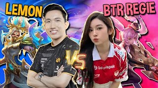 BY 1 MM PART 2 LEMON VS REGIE  Mobile Legends [upl. by Yatnuahs]