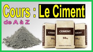 Chapitre  Le Ciment  Cours Matériaux de Construction [upl. by Aikimat571]