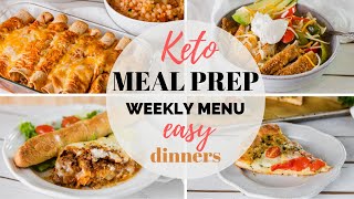 EASY KETO MEAL PREP RECIPES  EASY KETO DINNER RECIPES AND WEEKLY MENU [upl. by Elsbeth]