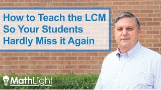 How to Teach the Least Common Multiple LCM So Your Students Pretty Much Never Miss It [upl. by Cull]