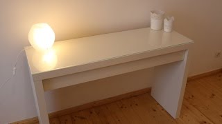 IKEA MALM Frisiertisch Schminktisch Aufbau  von GewusstWie [upl. by Regdirb]