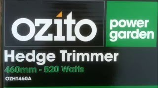 Ozito Hedge Trimmer [upl. by Amarette]