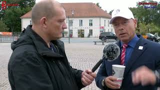 Interview mit Youtuberbeobachterlive in Oranienburg  werteunion [upl. by Penelopa]