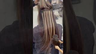 Satisfying Light Blonde Hair Highlights salonandspa youtubeshorts hairstyle shorts [upl. by Hime]