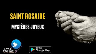 SAINT ROSAIRE Mystères Joyeux HOLY ROSARY IN FRENCHJoyful MysteriesMonday amp Saturday Rosary [upl. by Furgeson]