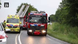 Emmeloord  Vrouw overleden bij ernstig ongeval Nagelerweg [upl. by Ibocaj]